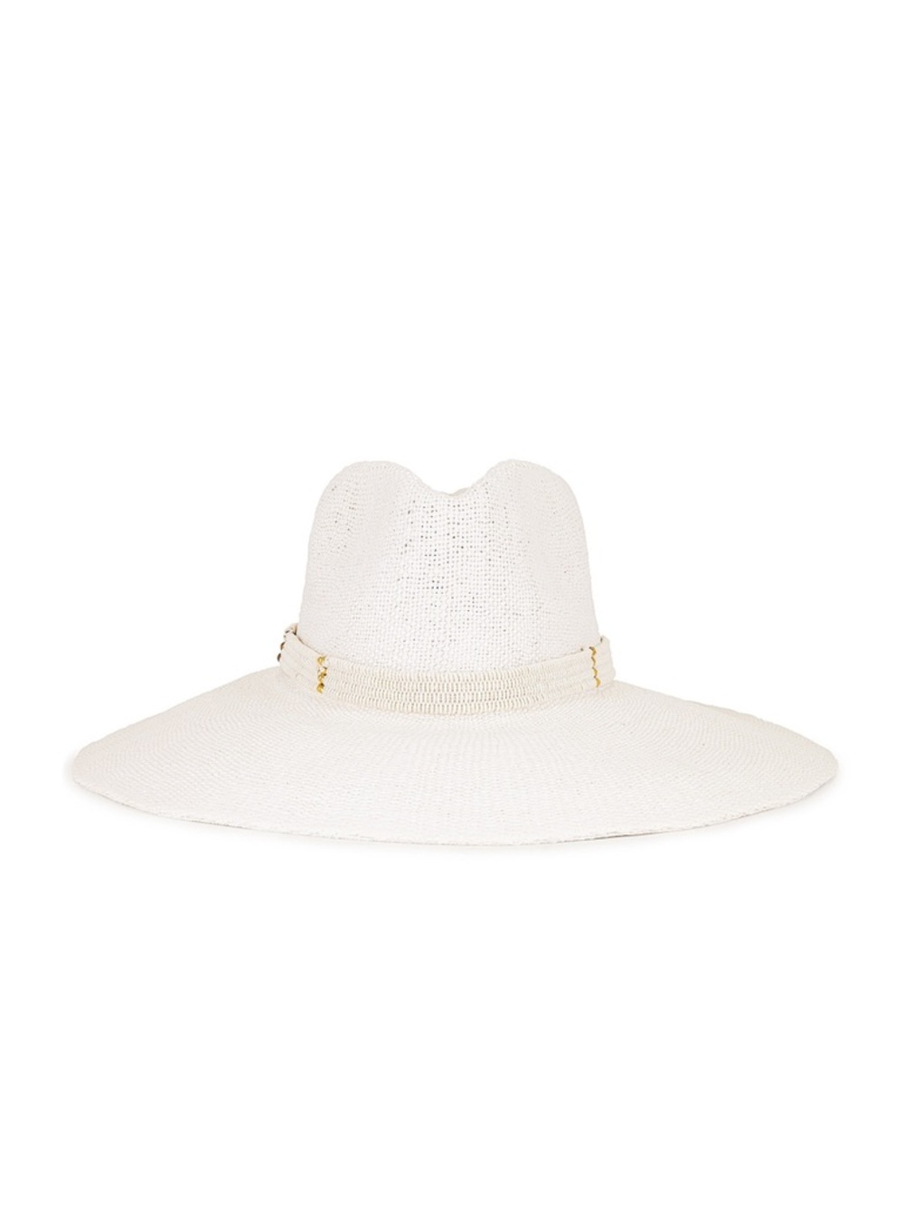Wide Brim Sun Hat in White - Picture 2 of 7